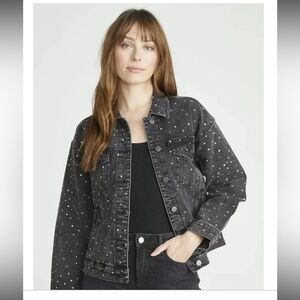 Driftwood Jean Jacket Black X After Party